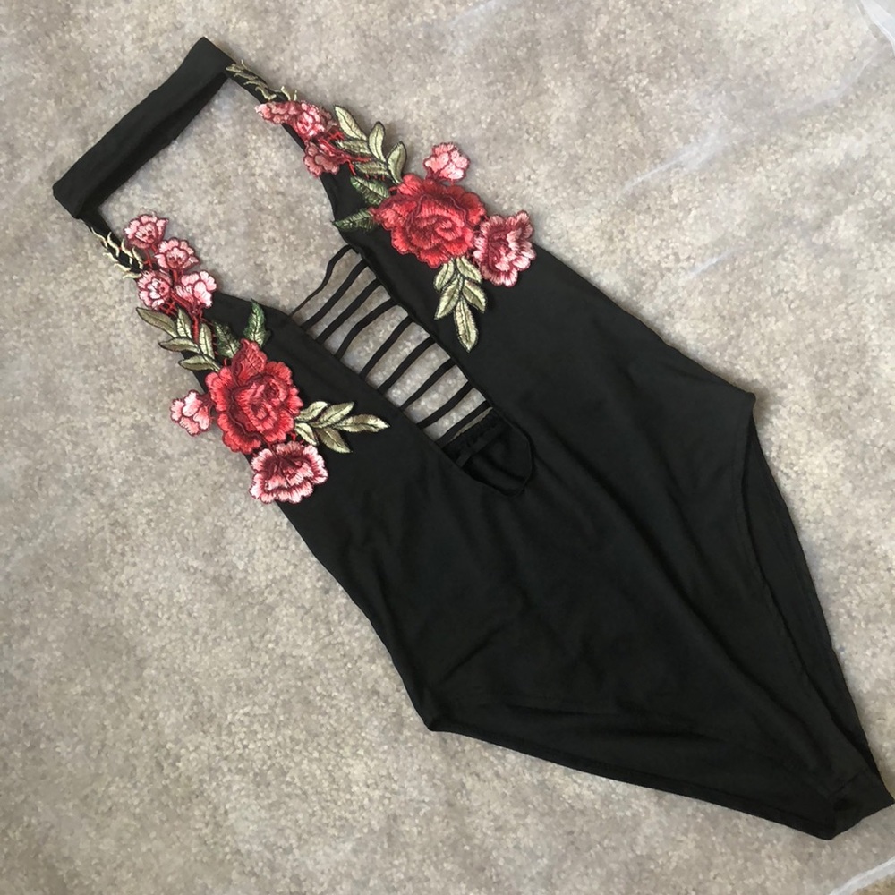 Sexy Black Dressy One-Piece